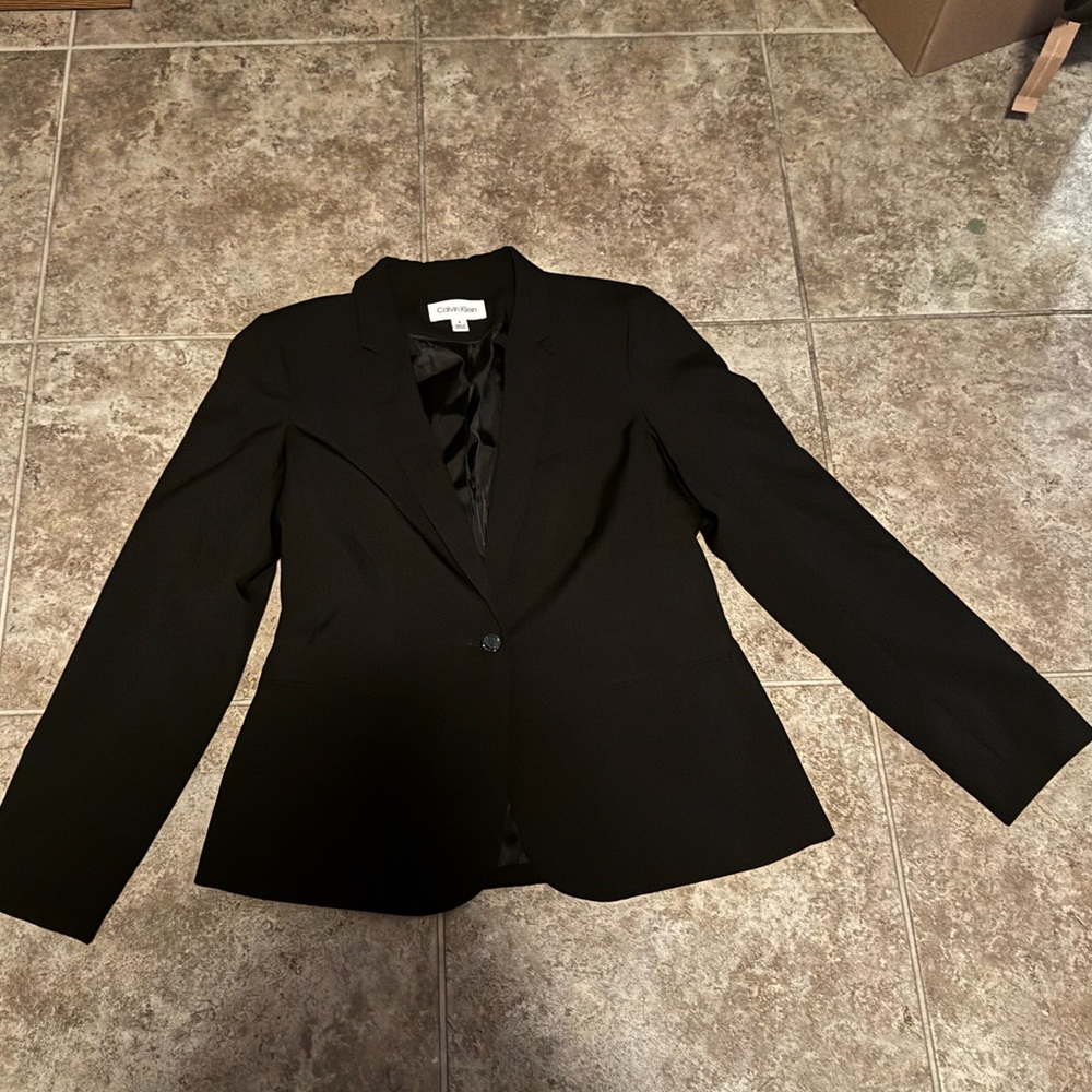 O-C women’s black Calvin Klein Blazer Jacket